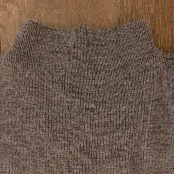 Taupe knit midi dress - Picture 2 of 6